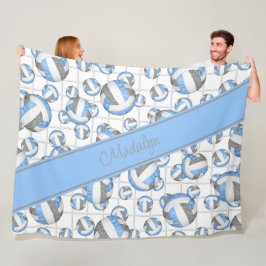 Cobertor De Velo Lt cinza azul, massa volebolinha, com destaque líq