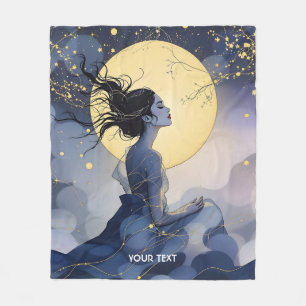 Cobertor De Velo Lua das Mulheres Bonitas Fantasy