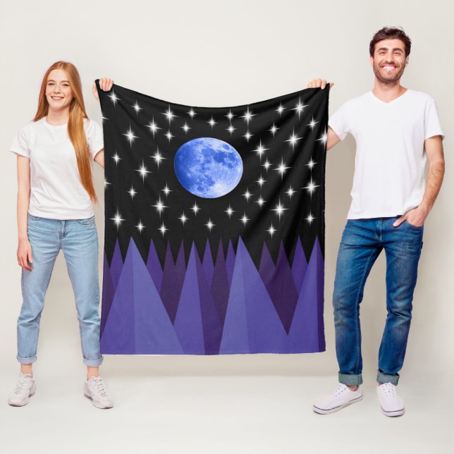 Cobertor De Velo Lua Starlight Fleece Blanket (In Situ)