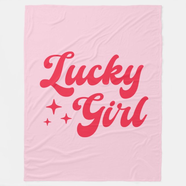 Cobertor De Velo Lucky Girl (Frente)