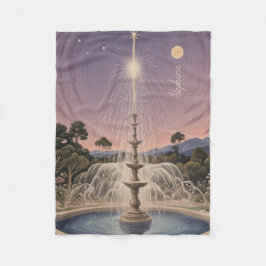 Cobertor De Velo Lullaby Personalizado da Fonte de lavandas