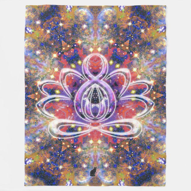 Cobertor De Velo Lustrous Zen Lotus (Frente)