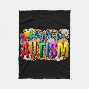Cobertor De Velo Luta Pela Margarida Do Autismo E Pela Consciência 