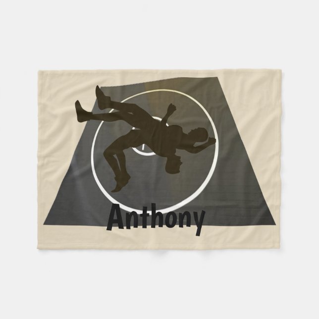 Cobertor De Velo Luta personalizada na cobertura do velo da esteira (Frente (Horizontal))