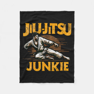 Cobertor De Velo Lutador de Jiu-Jitsu Jujutsu Ju-Jitsu BJJ Brasilei