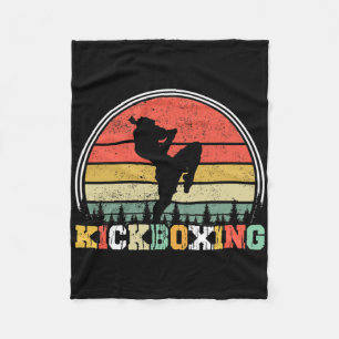 Cobertor De Velo Lutador de Kickboxing Antigo Kickboxing Mma Artes