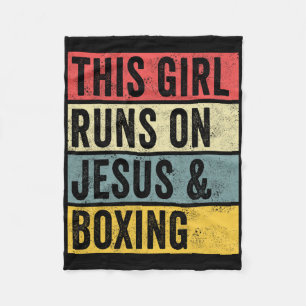 Cobertor De Velo Lutando Boxe Jesus Cachorros E Boxe Luta De Kickbo