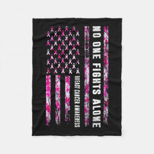 Cobertor De Velo Lutar Sozinho Bandeira Americana Conscientização s