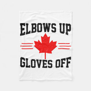 Cobertor De Velo Luvas Acima Cotovelos Baixo Bandeira do Canadá Lut