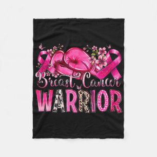 Cobertor De Velo Luvas Boxando Fita Rosa Fita Cancer Materno Aw