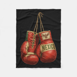 Cobertor De Velo Luvas de Boxe Estilo Vintage Mexicano Asteca Maia