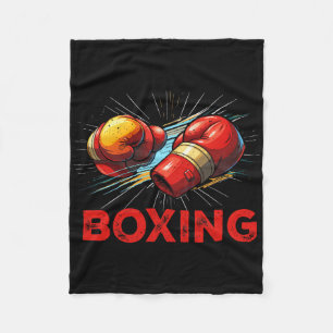 Cobertor De Velo Luvas de Boxe Eu Adoro Esporte de Luta Artes Marci