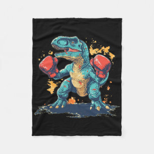 Cobertor De Velo Luvas de Boxe Legais Com Dinossauro