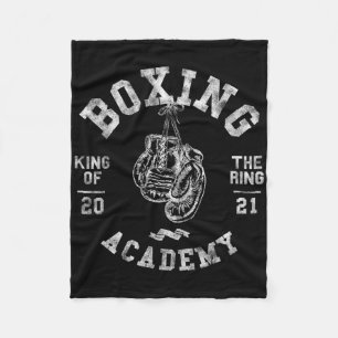 Cobertor De Velo Luvas de Boxe Vintage Estilo Retro Rei do Ringue