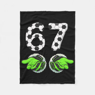 Cobertor De Velo Luvas de goleiro de futebol 67 para jovens
