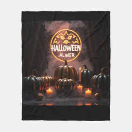 Cobertor De Velo Luxury Halloween Fleece Blanket 2025 🎃🖤