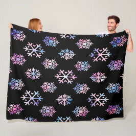 Cobertor De Velo Luxury Holographic Snowflake Christmas Collection