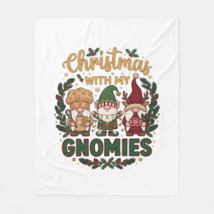 Cobertor De Velo Luzes de Corda Gnomos de Natal Cana de Açúcar