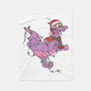 Cobertor De Velo Luzes de Dragão Fofo Natal Santa Animal