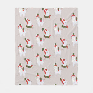 Cobertor De Velo Luzes de Natal de Llama
