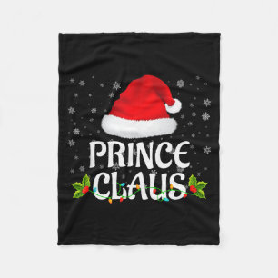 Cobertor De Velo Luzes de Natal Prince Claus Família de Pijama do P