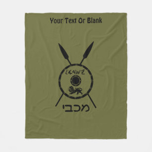 Cobertor De Velo Macabejo Subjugado E Lança