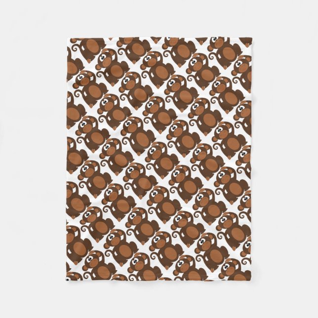 Cobertor De Velo Macacos-E-E-Maca (Frente)