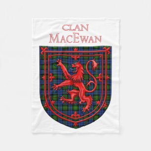 Cobertor De Velo MacEwan Tartan - Xadrez escocesa Rampant