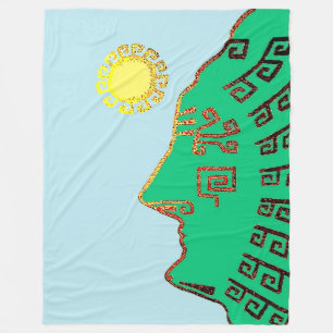 Cobertor De Velo Machu Picchu Cusco Peru Desenhando Folha