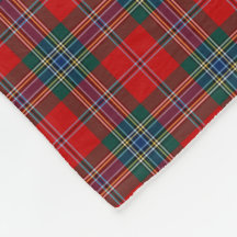MacLean Clan Red, Green e Blue Tartan