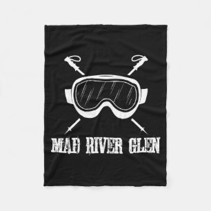 Cobertor De Velo Mad river glen vermont rústico esqui esquiador esq