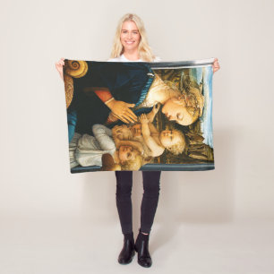 Cobertor De Velo Madonna com criança e dois anjos, Filippo Lippi