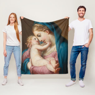 Cobertor De Velo Madonna e Criança