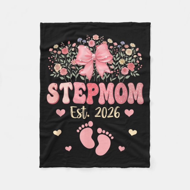 Cobertor De Velo Madrasta Est 2026 Flores Dia das Mães Esperando (Frente)