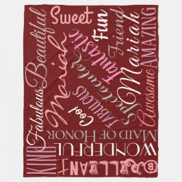 Cobertor De Velo Madrinha de casamento Fantástica Personalizar Nome