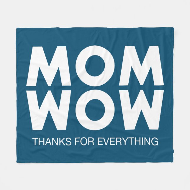 Cobertor De Velo Mãe! (Frente (Horizontal))