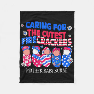Cobertor De Velo Mãe Byby Enfermeira Patriótica Americana Bandeira 