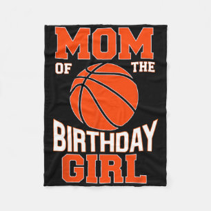 Cobertor De Velo Mãe Bysketbyll Birthday Girl Family Byller B-day P