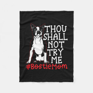 Cobertor De Velo Mãe Custa Boston Terrier Dog Lover