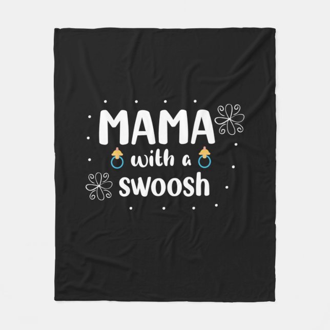 Cobertor De Velo Mãe Dando Presente Mamãe Com Um Sueco (Frente)