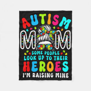 Cobertor De Velo Mãe de Autista Criando Herói Groovy Coque Desarrum