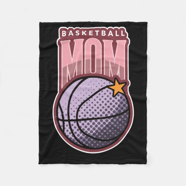 Cobertor De Velo Mãe de Basquete - Esporte Ativo (Frente)
