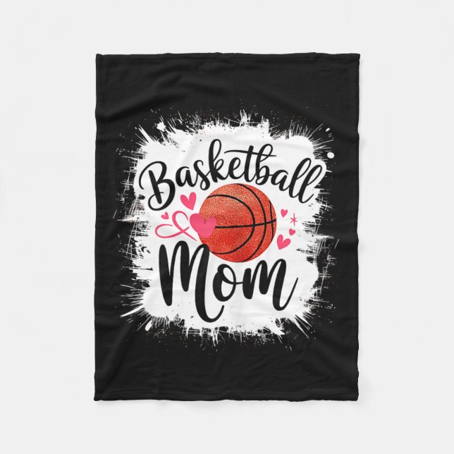 Cobertor De Velo Mãe de Basquetebol Mãe (Frente)