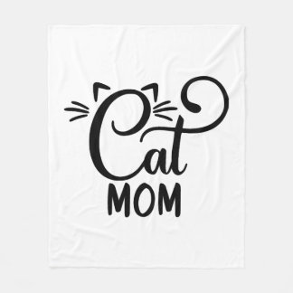 Cobertor De Velo Mãe de gato