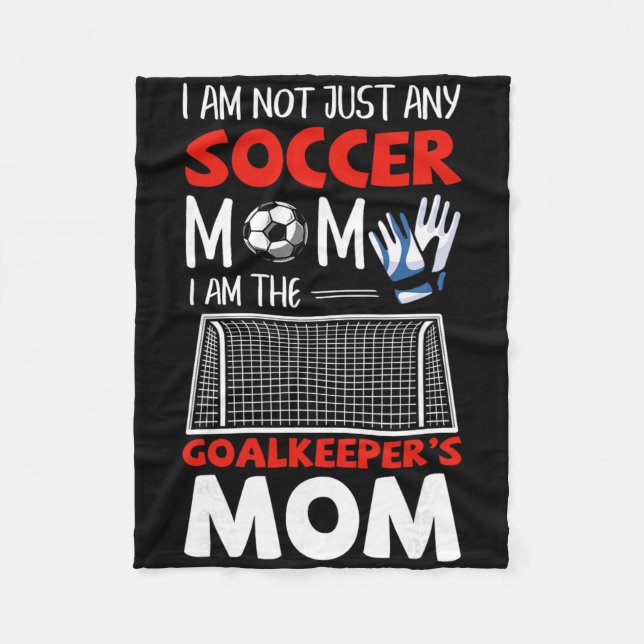 Cobertor De Velo Mãe de goleiro Mães de goleiros de futebol  (Frente)