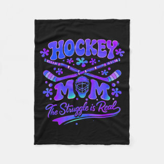 Cobertor De Velo Mãe de Hockey A Luta É Real Máscara de Goleiro Sti