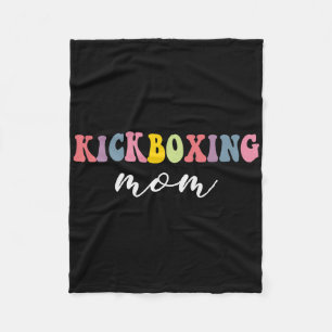 Cobertor De Velo Mãe de Kickboxing Engraçado Estiloso Amantes de Ar