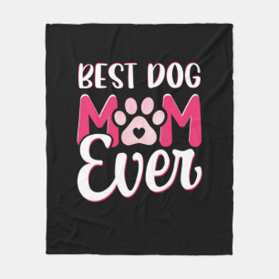 Cobertor De Velo Mãe De Melhor Cachorro De Arte