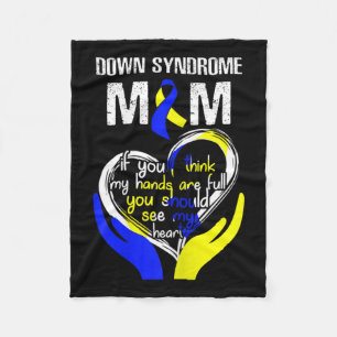 Cobertor De Velo Mãe de Síndrome de Down Fantasia Dia Mundial da Sí