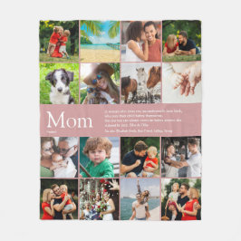 Cobertor De Velo Mãe Definição Foto Colagem de Foto Colagem Dusty R